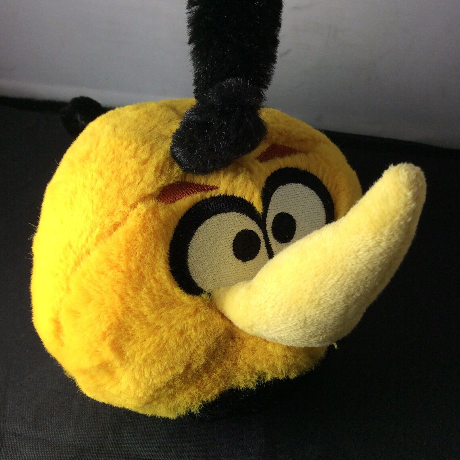 Angry Birds Bubbles Yellow Black Rovio 5” Plush Toy Long Beak Bird Rare No  Sound