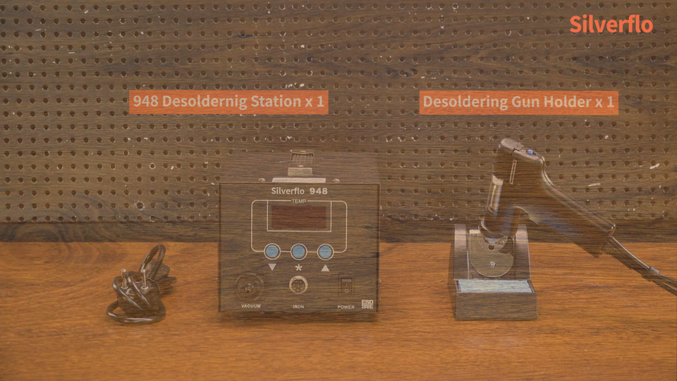 YIHUA 948 90W ESD Safe Desoldering Station With Soldering Iron & Suction Gun