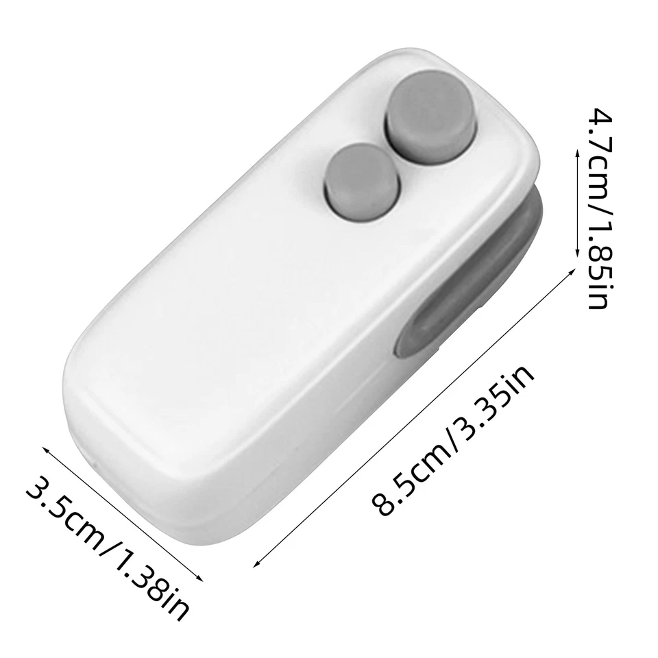 Mini sellador de bolsas, sellador térmico al vacío portátil, sellador térmico y cortador 2 en 1 Foto 3 de 4