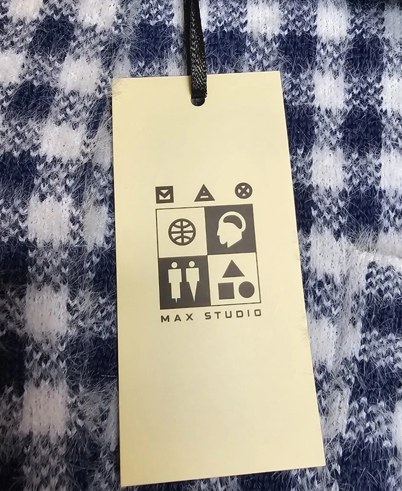 Chaqueta para mujer Max Studio polar con botones delanteros talla mediana nueva con etiquetas Foto 4 de 4