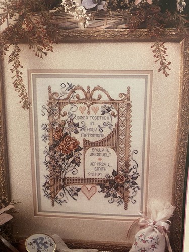 Our Special Day Cross Stitch Pattern Stoney Creek Leisure Arts Wedding Book 95 - Picture 4 of 12