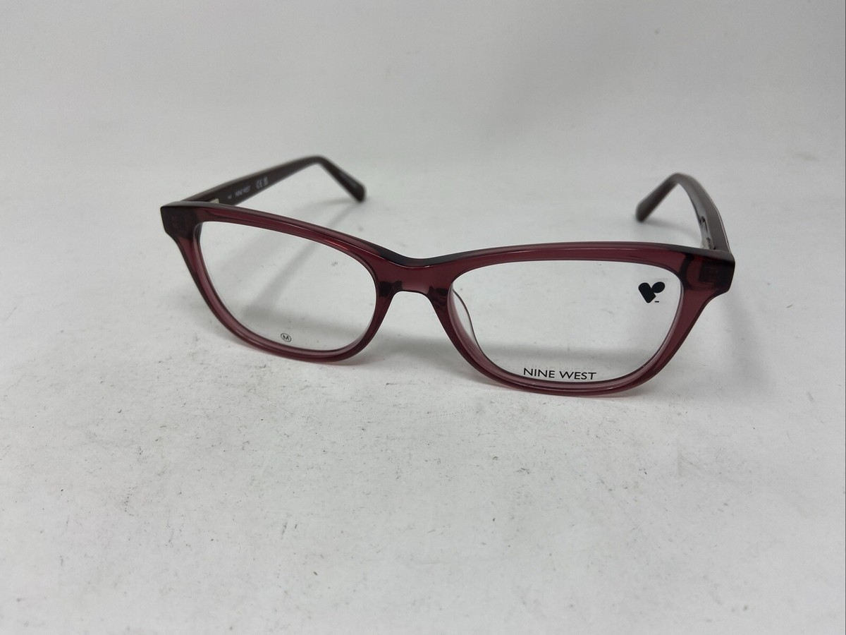 NINE WEST EYEWEAR NW5227 615 52-17-140 BURGUNDY PURPLE FLEX HINGE