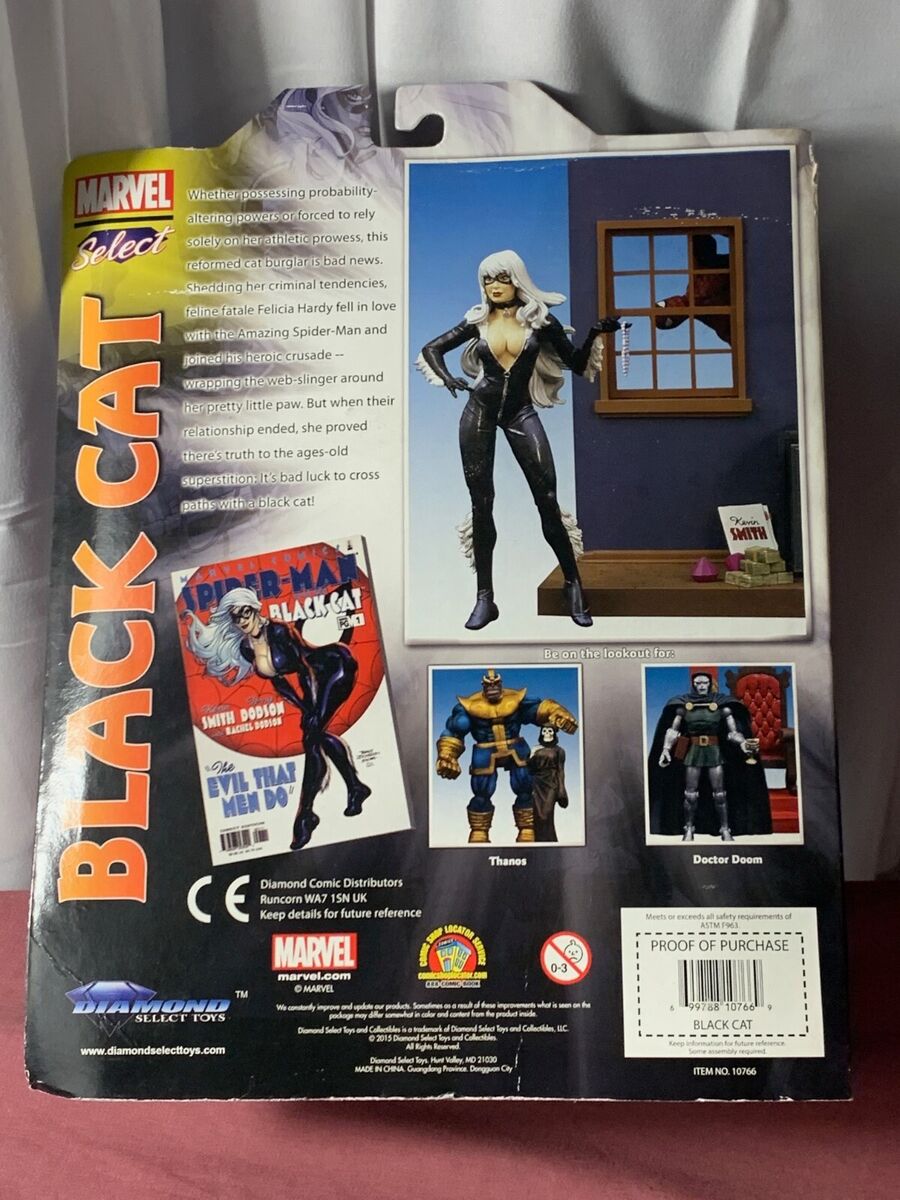 Marvel Select BLACK CAT Action Figure NIB COMPLETE 2009 Marvel Select BLACK CAT Action Figure NIB COMPLETE 2009
