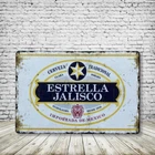 Estrella Jalisco Beer Vintage Style Tin Bar Sign Poster Man Cave Collectible New