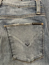 Hudson Women 26 Barbara mid Waist Super Skinny Jeans Size 26 Medium Wash Blue
