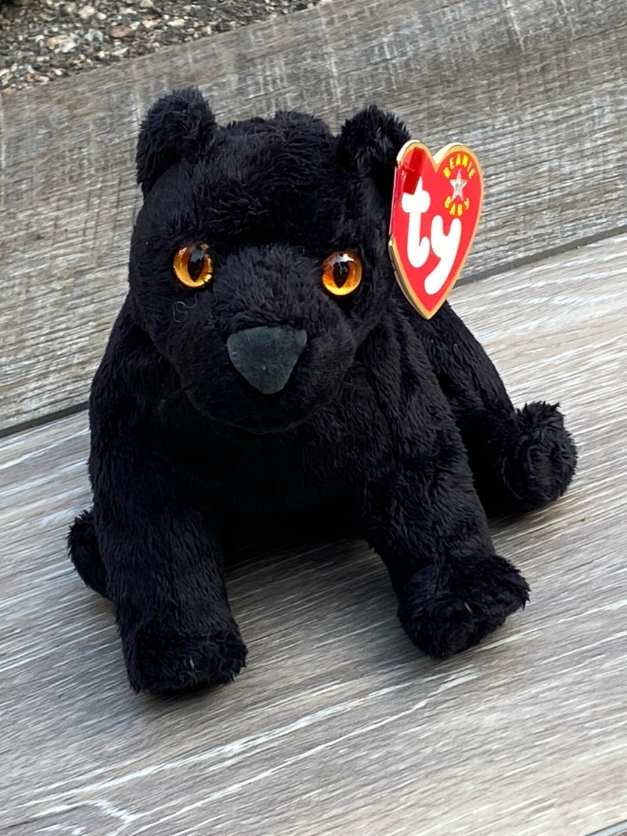 TY Beanie Baby - Midnight The Black Panther D.O.B December 23rd