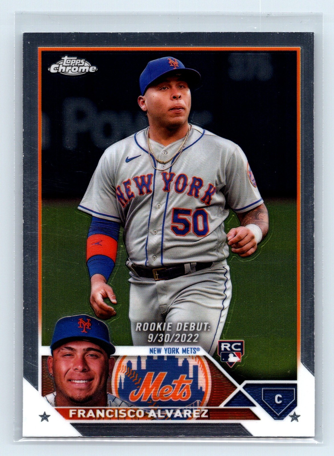 2023 Topps Chrome Update USC103 Francisco Alvarez - New York Mets