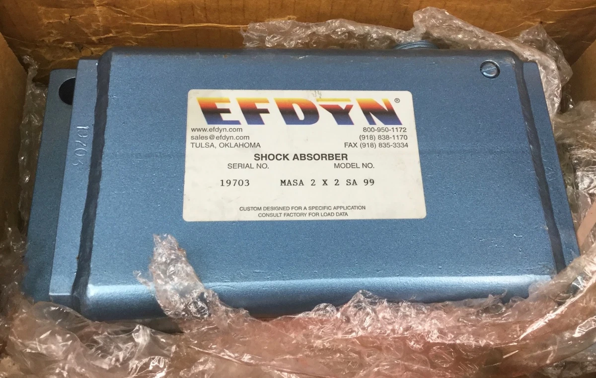 EFDYN MASA2X2SA99 HEAVY-DUTY ADJUSTABLE SHOCK ABSORBER NEW IN BOX EFDYN MASA2X2SA99 HEAVY-DUTY ADJUSTABLE SHOCK ABSORBER NEW IN BOX