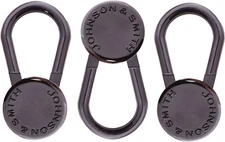 Flex Button Pant Waist Extender 3-Pack - Adds 1-2 Inches with a Bit of Stretch -