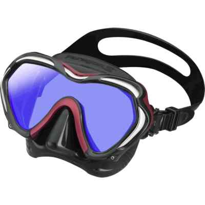 Tusa Paragon S in schwarz/rot - Einglas