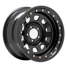 Pro Comp Wheels 252-5165F Rock Crawler Series 252 Black D-Window Wheel