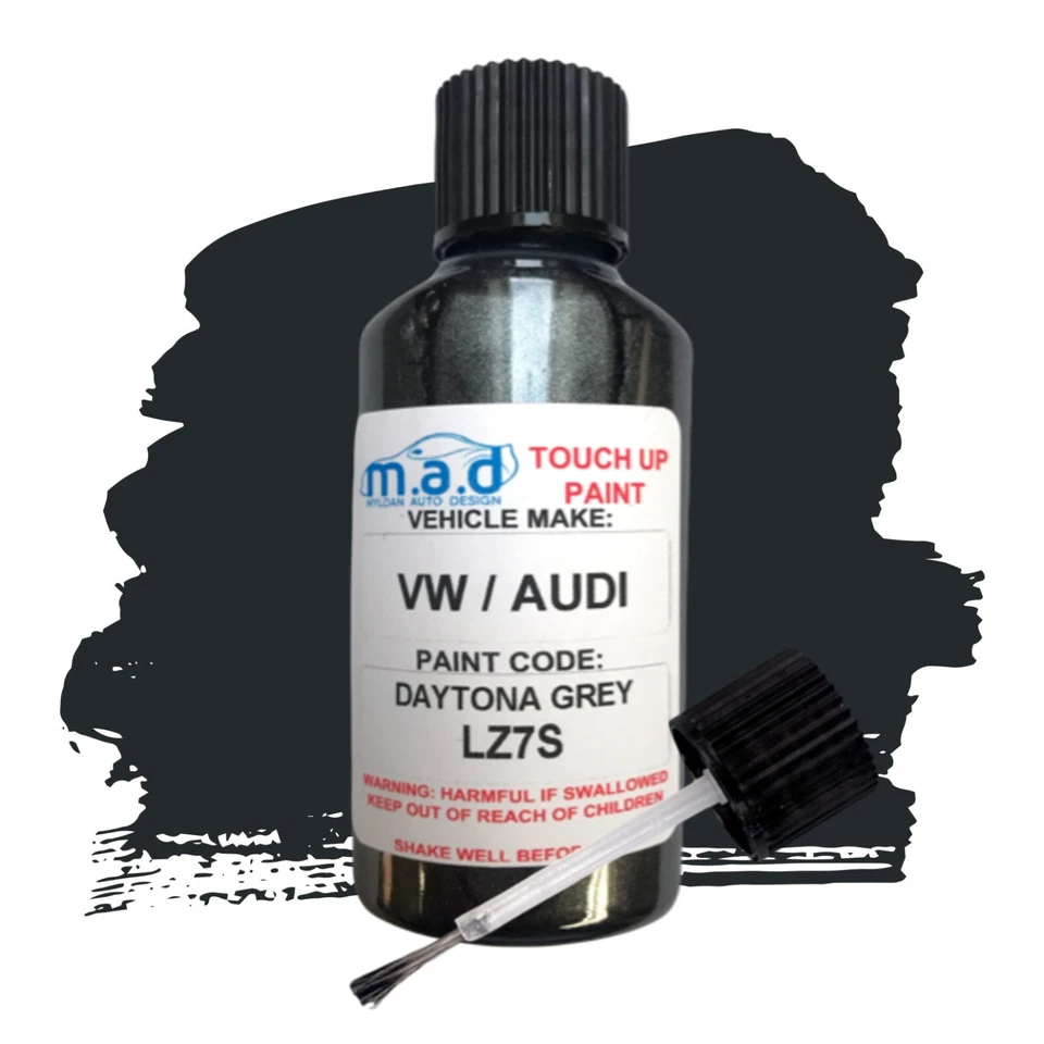 M.A.D Audi Daytona Gris LZ7S Retouche Peinture Kit 30ML A1 A3 A4 A5 A6 Tt Q3 - Photo 1/1