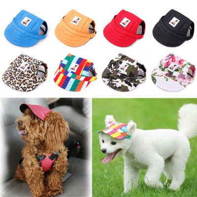 Hunde Mütze Hundekappe Hundehut Baseball Cap Sommer für Haustier Hund Katze S- ~