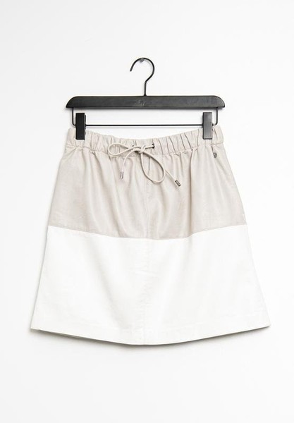 Women Pepe Jeans Skirt White Polyurethane 36 / S /