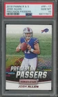 2018 Panini Rookies & Stars JOSH ALLEN RC Rookie Precision Passers PSA 10 BH3