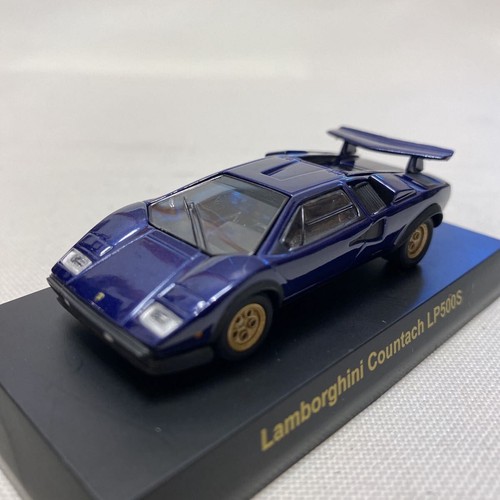 1/64 Kyosho Gracias Lamborghini Countach Lp500S Azul Marino