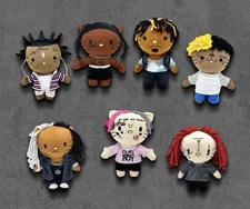 Hello Kitty Inspired Hip Hop Rap Artist Collection Plushies 53 Plush Styles 2pac