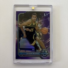 2021-22 Bowman U 1st Bowman Keegan Murray Purple Refractor / 299
