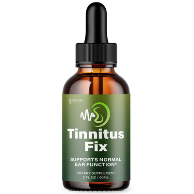 (1 Pack) Tinnitus Fix Ear Health Drops Natural TinnitusFix Vitamin 30 Serving