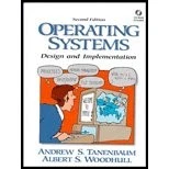 OPERATING SYSTEMS : DESIGN AND IMPLEMENTATION - TEXTBOOK By Andrew S. Tanenbaum