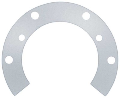 Step Series Filler Plate; For VSW Hub Adapter; Silver Finish