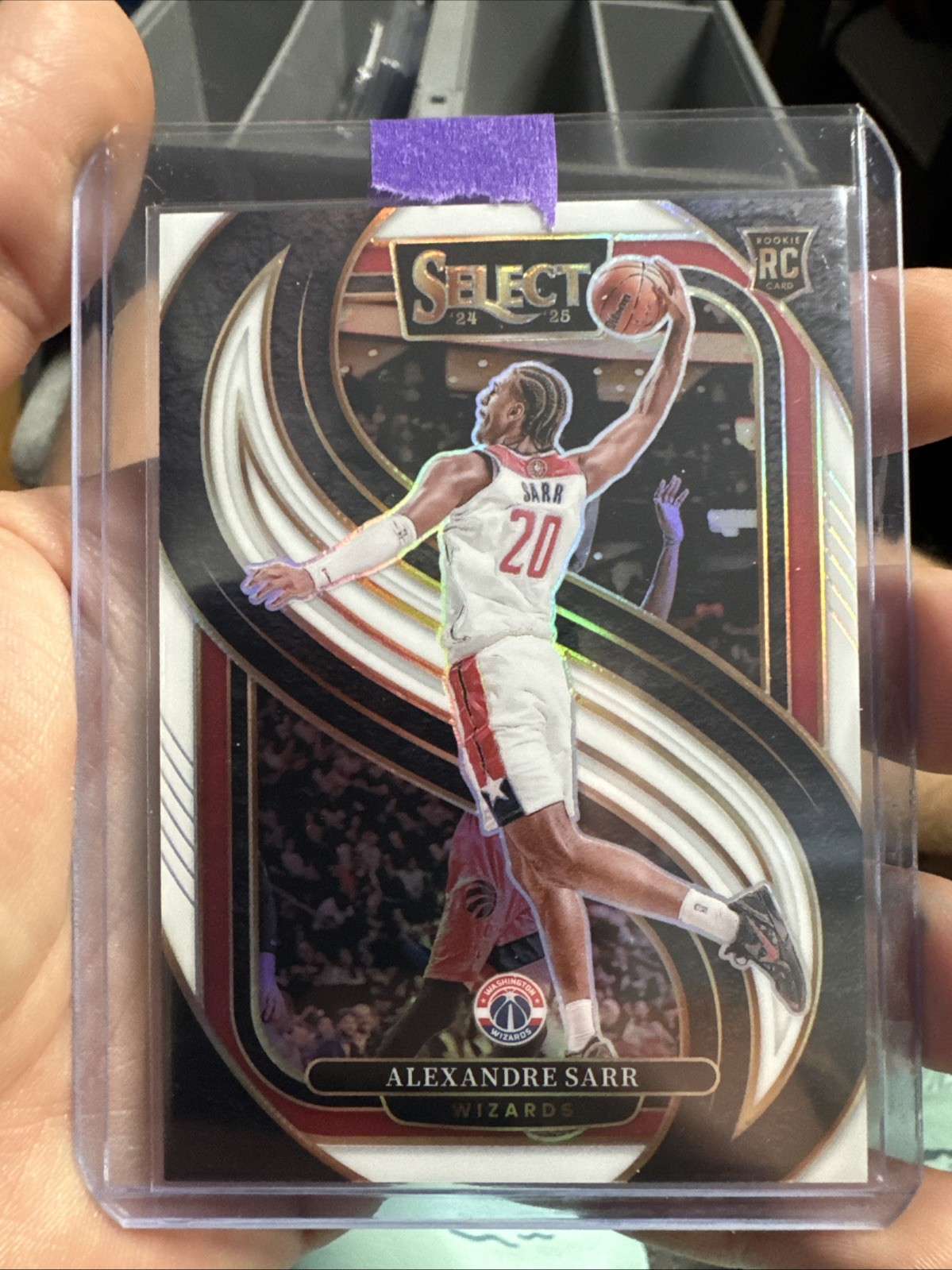 ALEXANDRE SARR 2024-25 PANINI SELECT BASKETBALL #185 PREMIER LEVEL WHITE RC /149