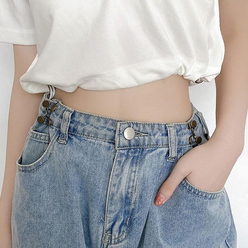 Pearl Jeans Button Pins Pants Snap Fastener Adjustable Buckle, Waist B9E0 - Picture 14 of 29