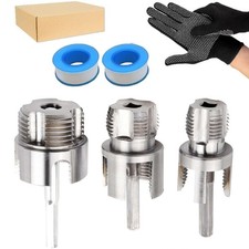 1/2 3/4 Pipe Threading Tool Steel Pipes Threader Internal External Tap Set
