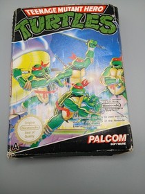 Teenage Mutant Hero Turtles Ninja NES Nintendo PAL Boxed Set with Manual 90s