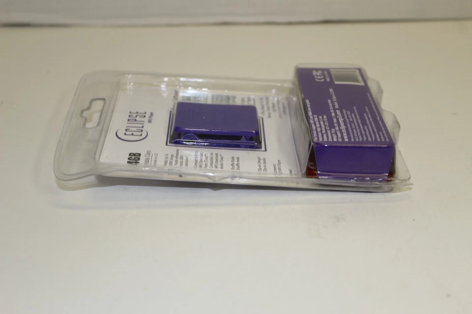NEW Eclipse 4GB MP3 AUDIO Player PURPLE CLIP HOLDS UP TO 2000 SONGS NOS - Image 3 of 4