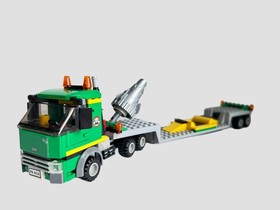 LEGO City 4203 Excavator Transporter 2012 Retired Complete w/ Minifigs Manual