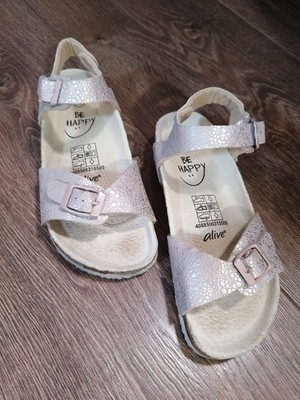 Kinder Sandalen ''BE HAPPY alive'' Gr. 30 rosa