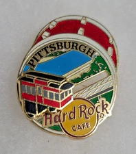 Hard Rock Cafe Pin Pittsburgh - moving Incline funicular Duquesne / Monongahela