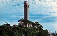 Coit Tower, San Francisco, California CA continental chrome Postcard