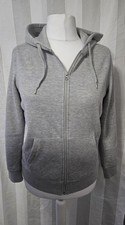 Womens Tu Grey Super Soft Pocketed Hooded Jacket Size 12 - G08