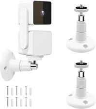 2 Pack Wall Mount Compatible with Wyze Cam Pan V3, Indoor and Outdoor white