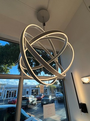 Kinetic, Pendant Lamp. Modern, White Light.