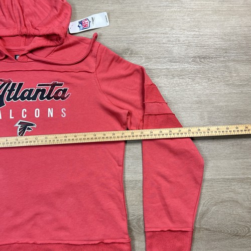 Ropa del equipo Atlanta Falcons NFL suéter desgastado sudadera con capucha para mujer grande nueva con etiquetas - Imagen 3 de 4