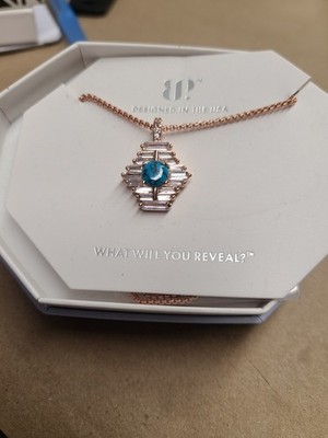 Bomb Party December 2025 Necklace NK64032 'A Statement Always Pending' Rose Gold