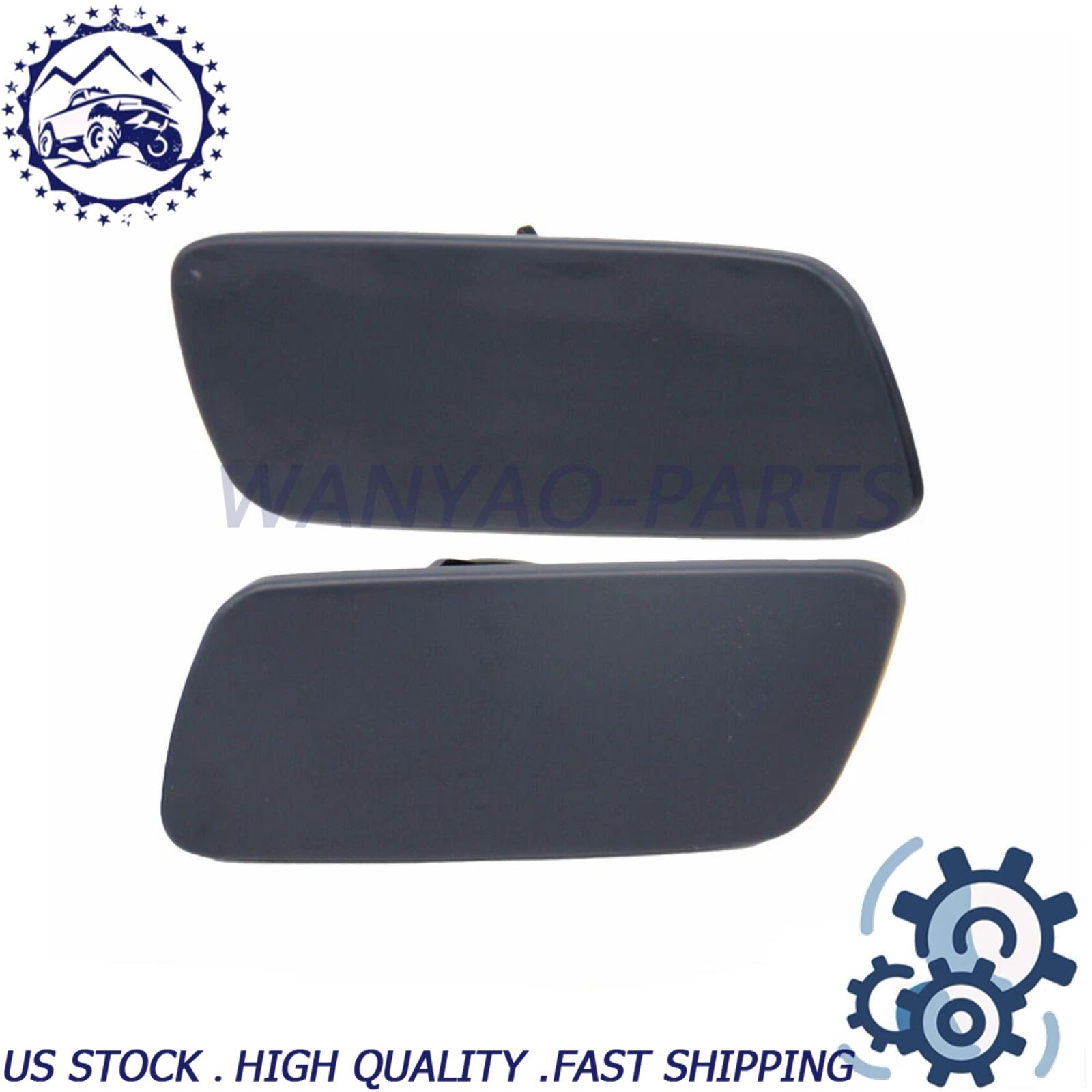 For 10-18 Rolls-Royce Ghost Pair Headlamp Washer Cover Front LH RH 61677244959