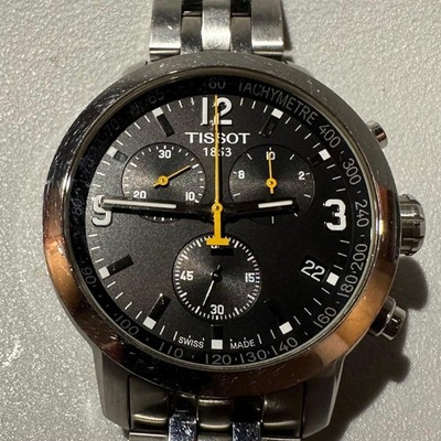 TISSOT PRC200 T055417A Wristwatch Chronograph Timepiece Mens Sport Quartz