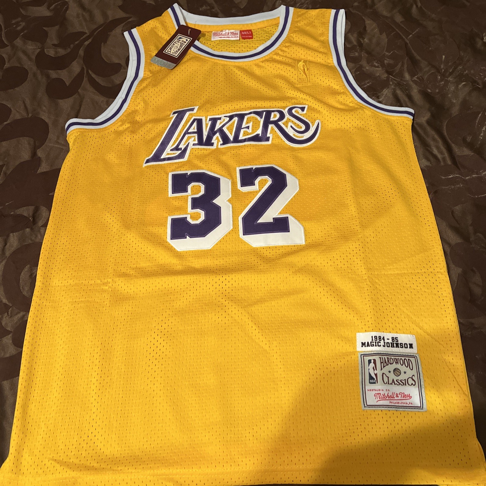 Mitchell & Ness Magic Johnson Lakers Jersey Men's Large Size Large NWT #32