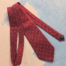 Eagle Wings Mens Tie Red Gold Christian Fish Cross Jesus Neck Tie 56x3.5" Church