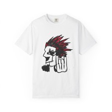 Camiseta Punk, Camiseta Rocker, Camisa Banda Metal, Moda Alternativa, Estampado Gráfico