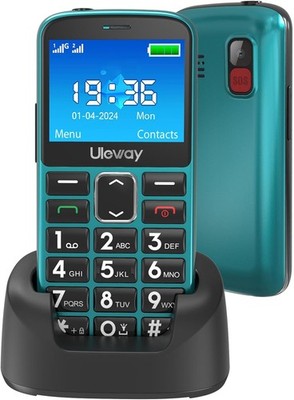 Seniorenhandy mit Großen Tasten und Mobiltelefon Ohne Vertrag,2,4 Zoll