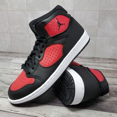 Nike Jordan Access Black Gym Red White Men's Size 9.5 Basketball AR3762-006