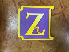 Sesame Street Alphabet ABC Interlocking Board book Readers Digest Letter Z