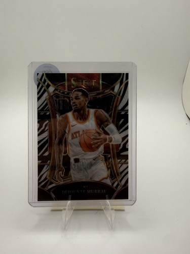 2023-24 Panini Select - Mezzanine Level Dejounte Murray #374 Zebra Prizm