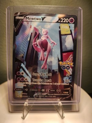 Mewtwo V 72/78 Pokémon Go Alternate Full Art Near Mint