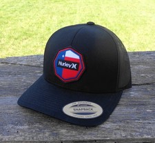 Hurley Ultra Destination Hat Snapback Black / Black Mesh Texas / Yupoong NWT